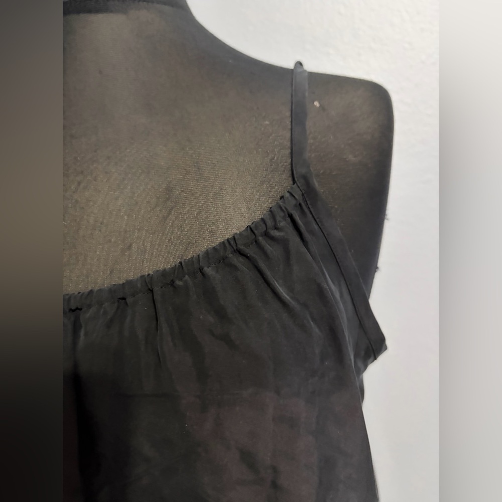 Eileen Fisher Black Maxi Slip Dress - Picture 4 of 6